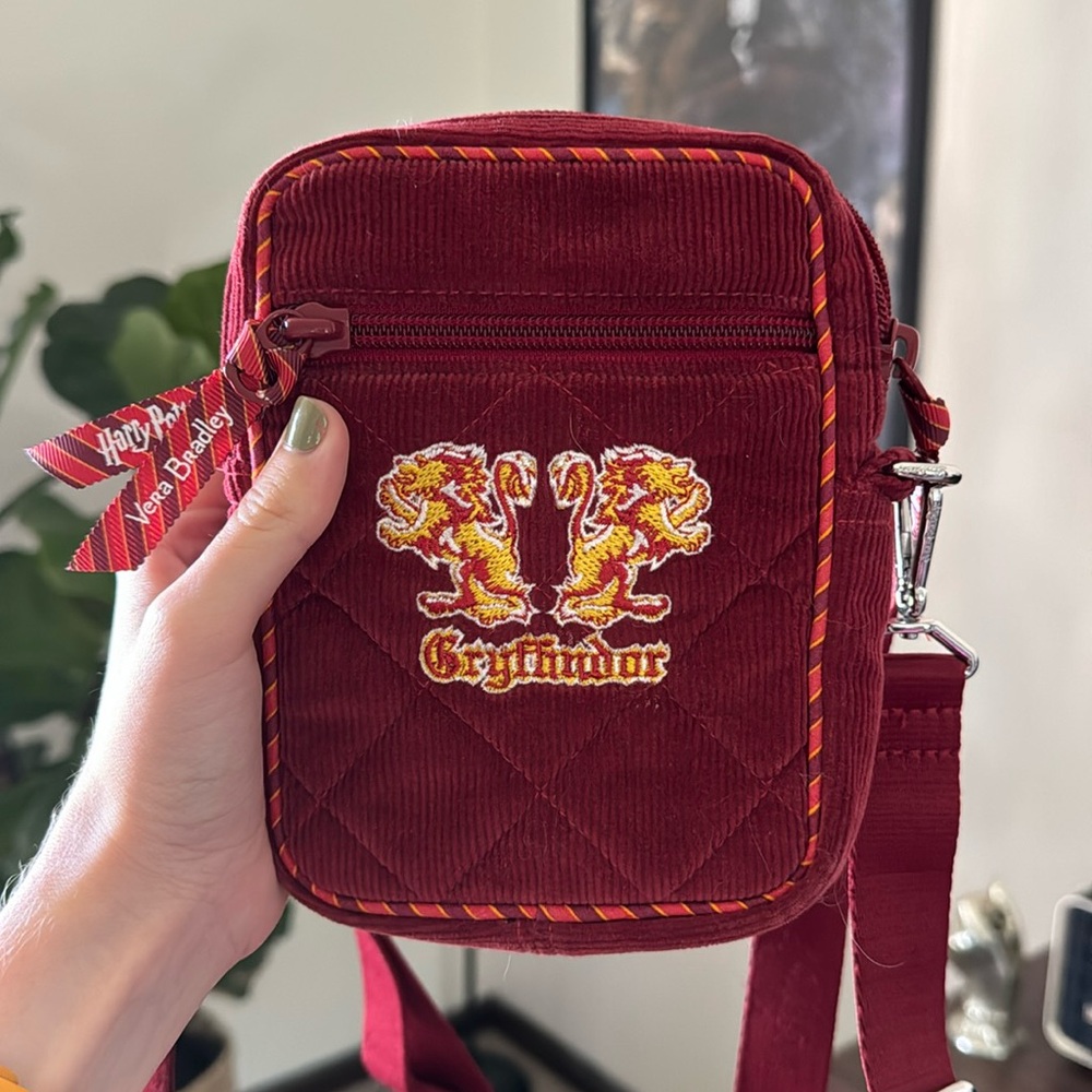 ❤️ Vera Bradley Harry Potter Gryffindor Crossbody Bag Purse Wallet